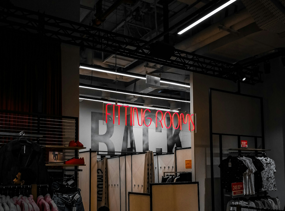 fitting room ideas