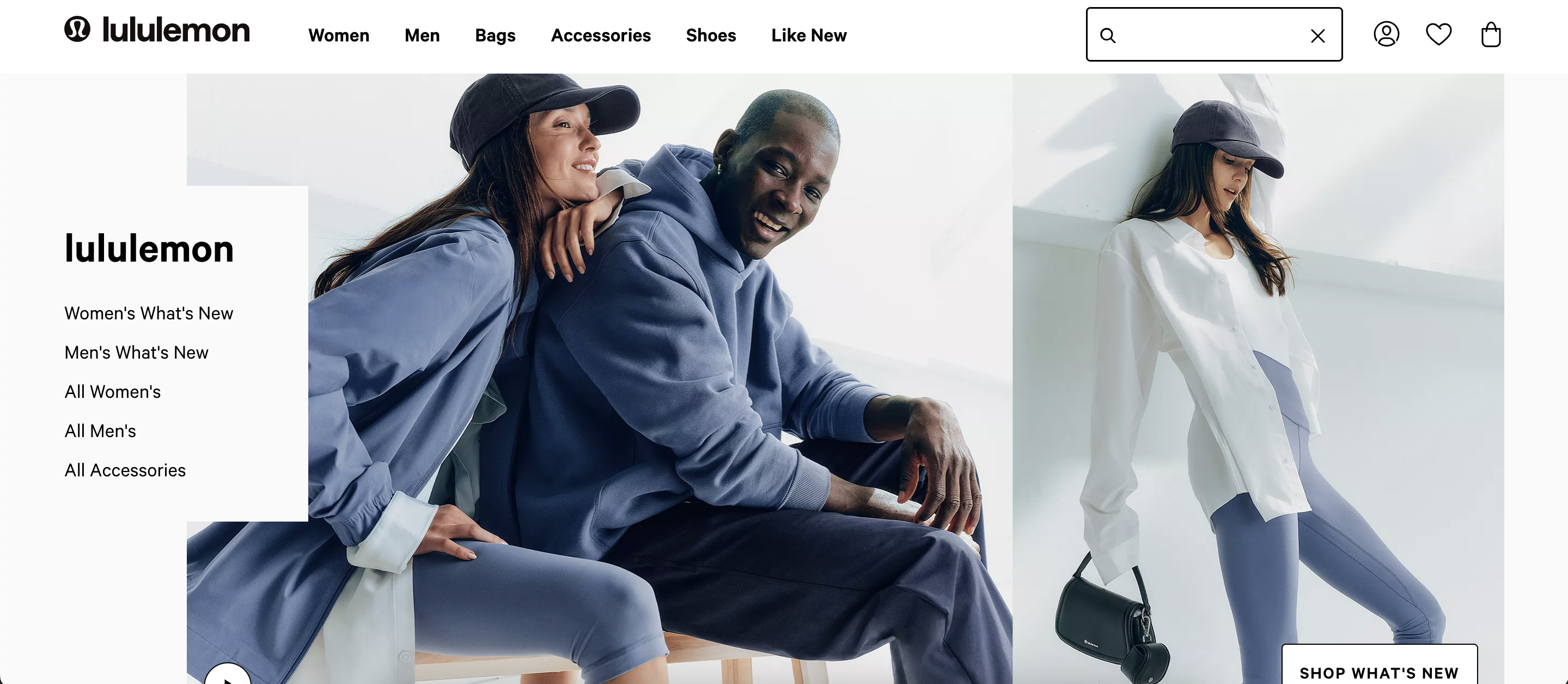 lululemon homepage